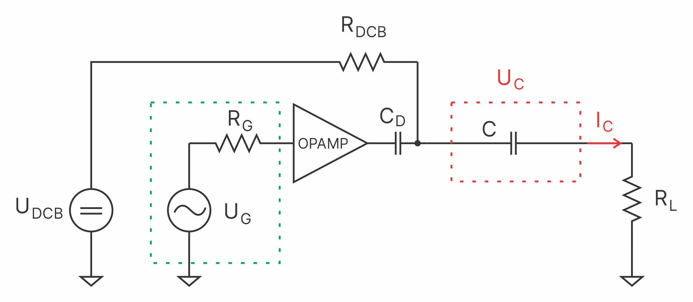 AC excitation and DC-bias injection for the capacitor under test